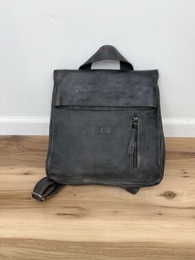 Bed Stu Howie Black Leather Backpack